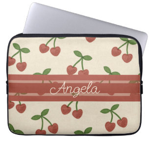 Sweetheart Cherries Laptop Sleeve