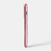 Sweetheart Chocolate Strawberry Red White Stripes  iPhone Hoesje (Linkerkant)