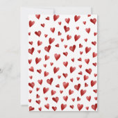 Sweetheart First Birthday Thank You Card Kaart (Achterkant)