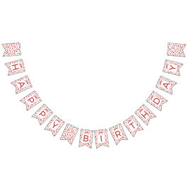 Sweetheart Heart Happy Birthday Banner Decoration