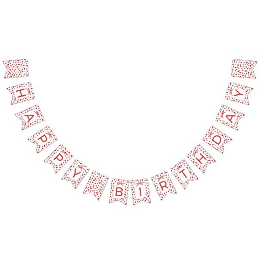 Sweetheart Heart Happy Birthday Banner Decoration (Alle)