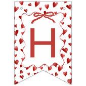 Sweetheart Heart Happy Birthday Banner Decoration (Tweede vlag)