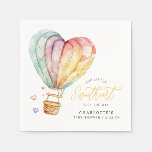 Sweetheart Hete Luchtballon Baby shower Servetten