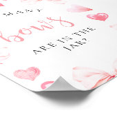Sweetheart How Many in the Jar Baby Shower Sign Poster (Hoek)