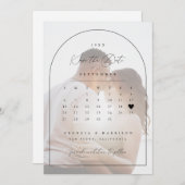 Sweetheart Kalender Sla de datum aankondiging op (Voorkant / Achterkant)