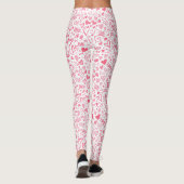 Sweetheart Love: Valentine’s Day Hearts Leggings (Achterkant)