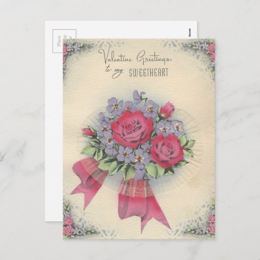  Sweetheart "Mario" Valentijn Feestdagenkaart (Voorkant / Achterkant)