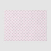 Sweetheart Micro Dot (Roze Op Wit) Tissuepapier (Voorkant)