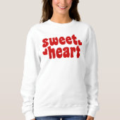 SweetHeart Modern Womens Valentijnsdag Trui (Voorkant)