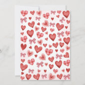 Sweetheart Printable Letter Template for Kids Kaart (Achterkant)