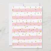 Sweetheart Rainbow Baby shower per post Waterverf Kaart (Achterkant)