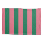 Sweetheart Roze Inmaakgroene Streep Kussensloop (Achterkant-Links)