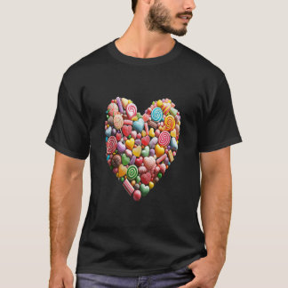 Sweetheart Snoep Collage Valentijn's Day Tanktop