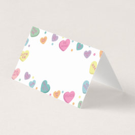 Sweetheart Snoep Plaatskaart Party Decor Kaart