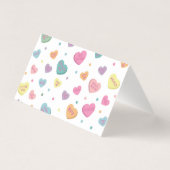 Sweetheart Snoep Plaatskaart Party Decor Kaart (Achterkant)