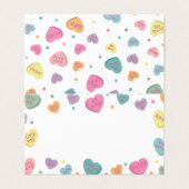 Sweetheart Snoep Plaatskaart Party Decor Kaart (Buitenkant ongevouwen)