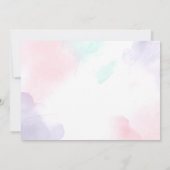 Sweetheart Snoep Valentijn 1e verjaardag Uitnodigi Kaart (Achterkant)