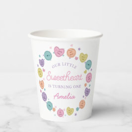 Sweetheart Snoep Valentijn Verjaardag Papier Cups Papieren Bekers