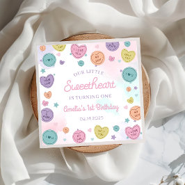Sweetheart Snoep Valentijn Verjaardagspapier Serve Servet