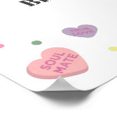 Sweetheart Snoep Verjaardag Welkomstbord Poster (Hoek)