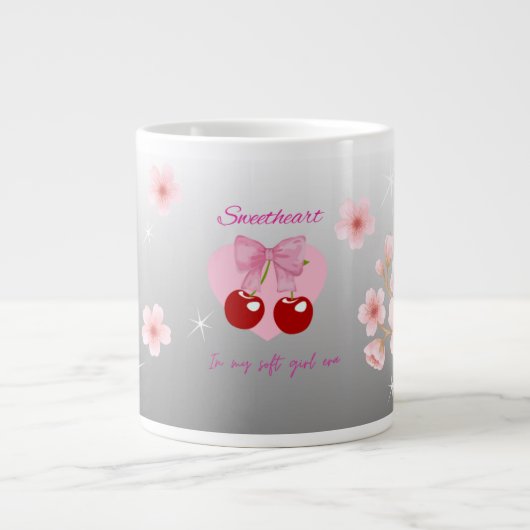Sweetheart Soft Girl Mug Grote Koffiekop (Voorkant)