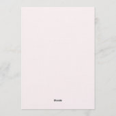 Sweetheart Soiree Elegant Bow Valentines Day Party Kaart (Achterkant)