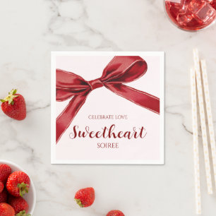 Sweetheart Soiree Elegante Strik Valentijnsdag Fee Servet