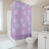 Sweetheart Sprinkle | Hartpatroon douchegordijn (In situ)