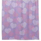 Sweetheart Sprinkle | Hartpatroon douchegordijn (Voorkant)