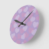 Sweetheart Sprinkle | Lavendel Hart Wandklok (Hoek)