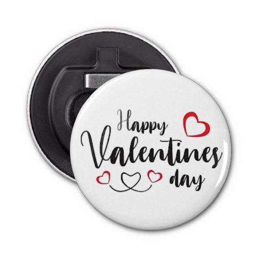 Sweetheart Statement - Heartfelt Badge Button Flesopener (Voorkant)