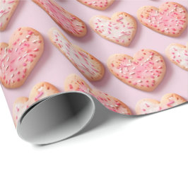 Sweetheart Sugar Cookies Gift Wrap Cadeaupapier