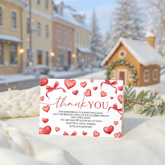 Sweetheart Thank  You Card Informatiekaartje