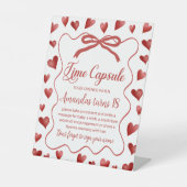 Sweetheart Time Capsule Card Reclamebord Met Voetstuk (Voorkant)