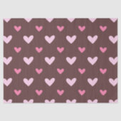 Sweetheart Tissue Paper – Pink & Blush Hearts Tissuepapier (Voorkant)