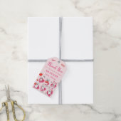 Sweetheart Valentijn Puppy Verjaardag Gift Label Cadeaulabel (Met Touw)