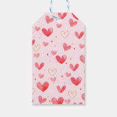 Sweetheart Valentijns Baby shower Meisje Cadeaulabel (Achterkant)