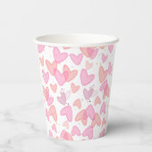 Sweetheart Valentine's Day Papieren Bekers (Achterkant)