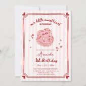 Sweetheart Valentines Hand Drawn Birthday Kaart (Voorkant)