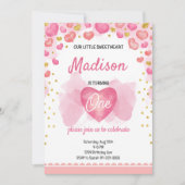 Sweetheart Verjaardag Uitnodiging (Voorkant)