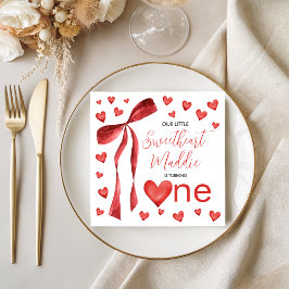 Sweetheart Watercolor Hearts Napkins Servet