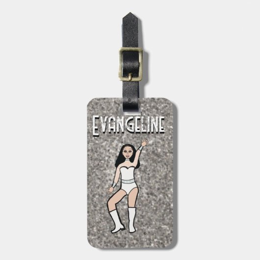 Sweetheart White Dancer #2 Bagagelabel (Voorkant verticaal)