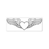 Sweetheart Wings Militaire Spouse Stempel (Afrduk)