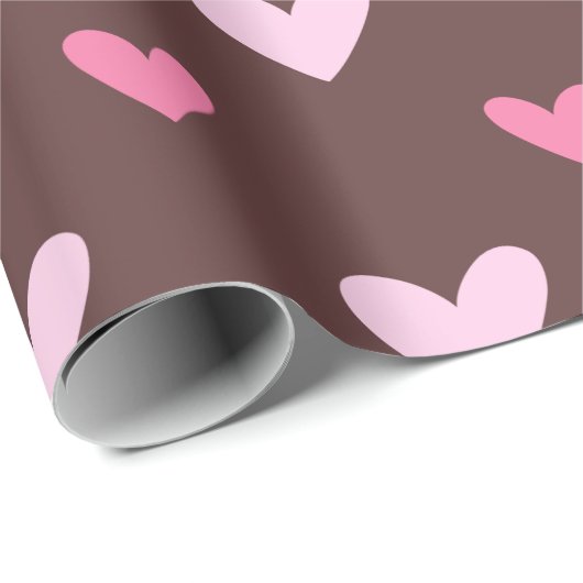 Sweetheart Wrapping Paper – Pink & Blush Hearts Cadeaupapier (Rol Hoek)