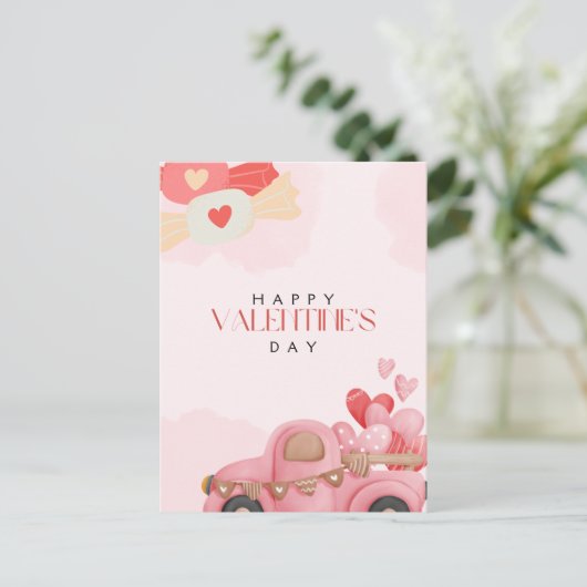 Sweetheart's Delivery Valentijns's Briefkaart (Staand voorkant)