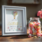 Sweethearts in Jar Baby shower Spelbord Poster