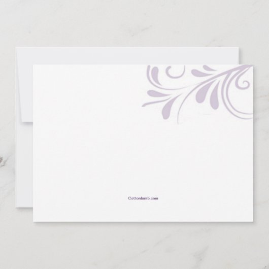 Sweethearts Invitation Kaart (Achterkant)