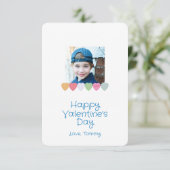 Sweethearts Valentijn Day Photo Classroom Kaart (Staand voorkant)