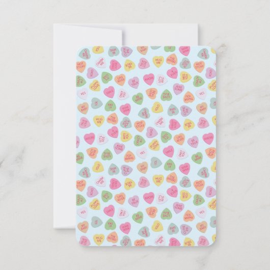 Sweethearts Valentijn Day Photo Classroom Kaart (Achterkant)