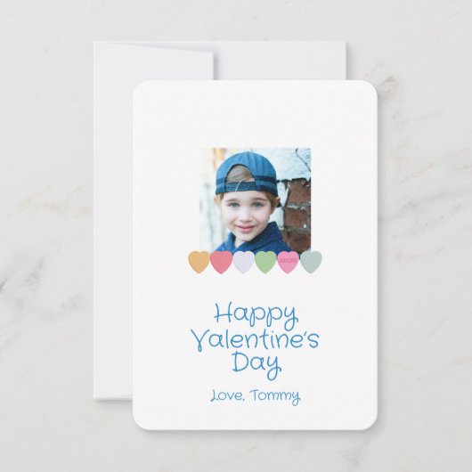 Sweethearts Valentijn Day Photo Classroom Kaart (Voorkant)